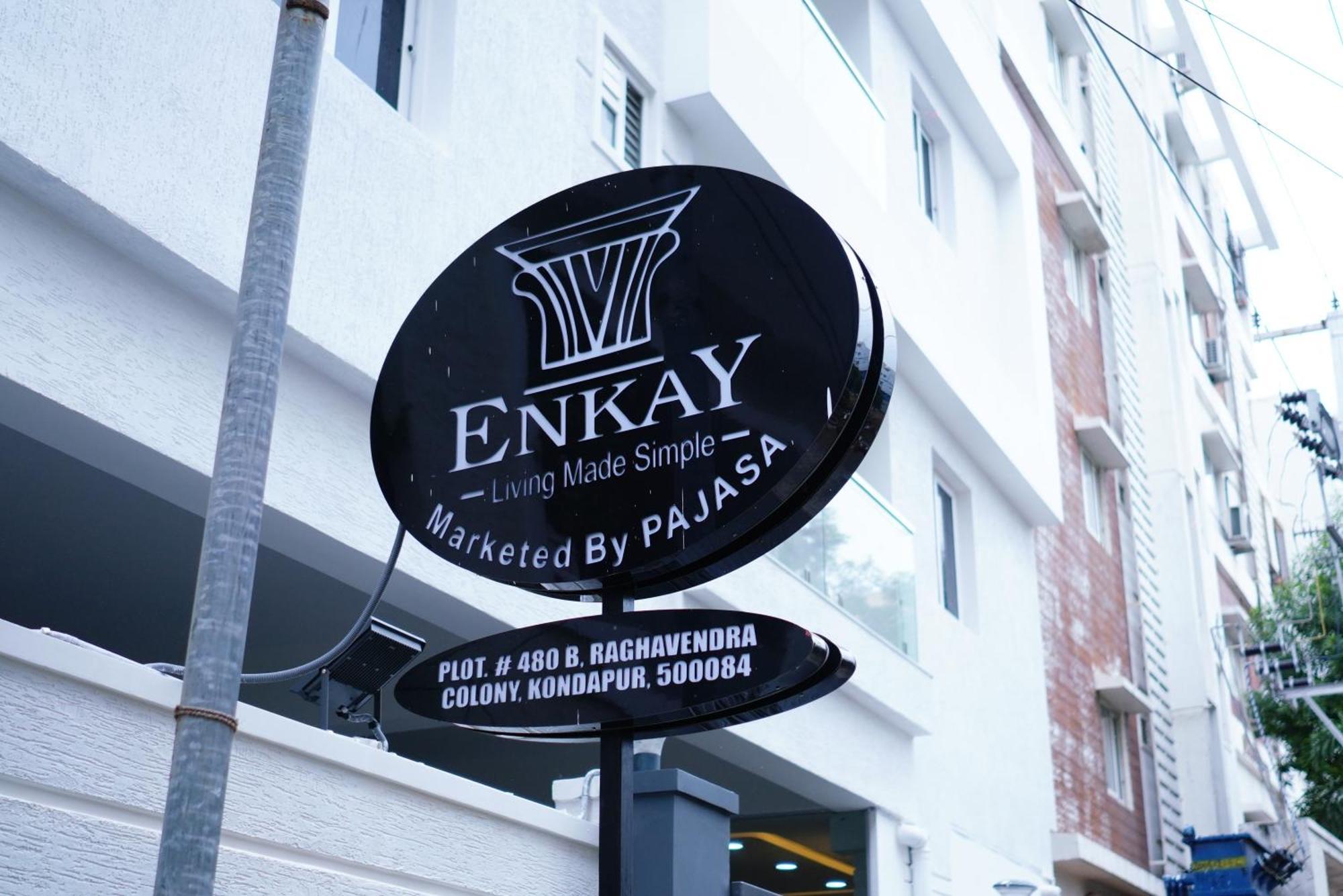 Enkay Service Apartments Kondapur  Eksteriør bilde